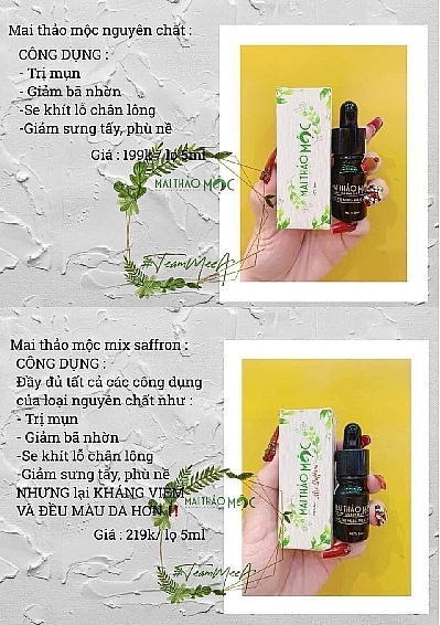 Cấm lưu hành mỹ phẩm Mai Thảo Mộc Nature Cosmetic cam luu hanh my pham mai thao moc nature cosmetic