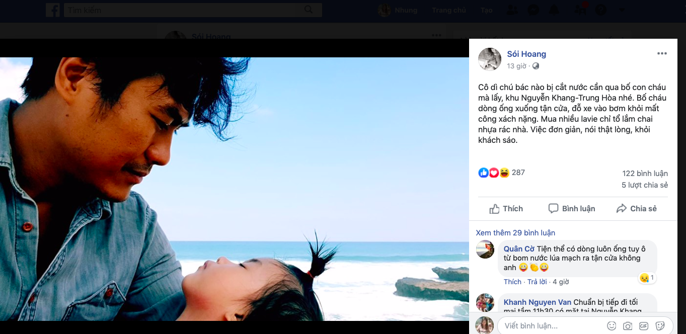 "Làng Facebook" chung tay cấp nước sạch miễn phí lang face chung tay chia se nguon nuoc sach mien phi