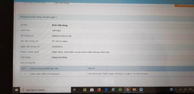 BS Đinh Viết Hưng làm giả quyết định để PTTM ở Bệnh viện Emcas bs dinh viet hung lam gia quyet dinh cua so y te dong nai de pttm o benh vien emcas