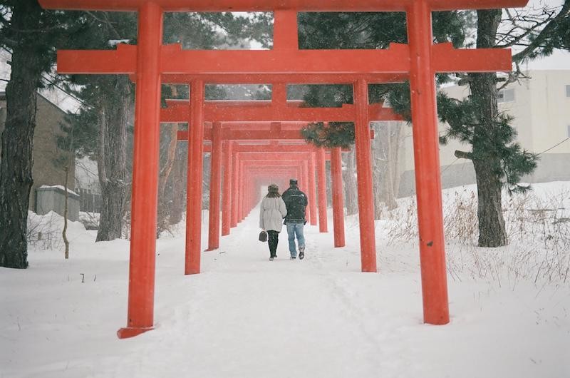 A White Hokkaido in Snowstorm Captured by Vietnamese Street Photographer A White Hokkaido in Snowstorm Captured by Vietnamese Street Photographer