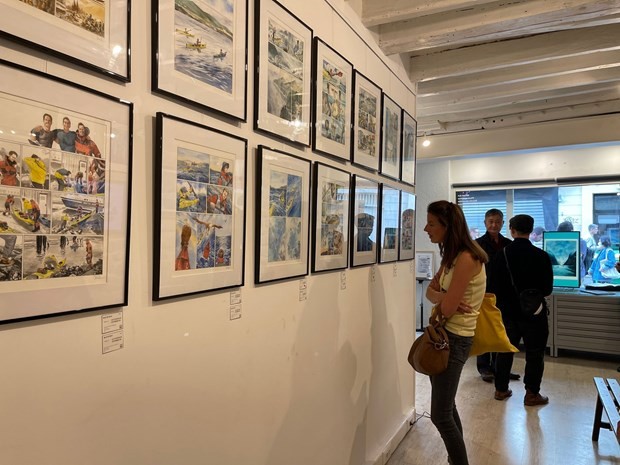 Rising Viet - French Comic Artist Exhibited in Paris Rising Viet - French Comic Artist Exhibited in Paris