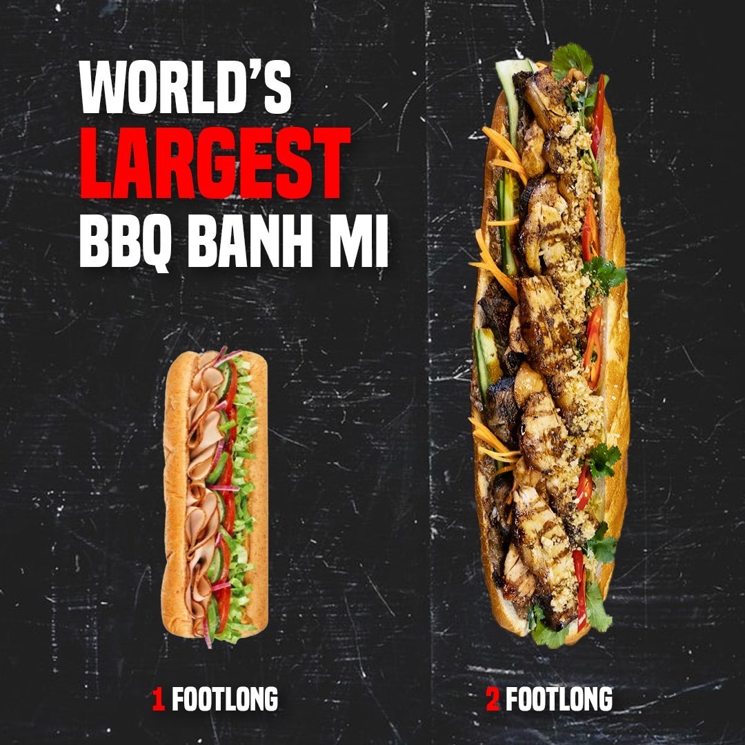 Australian Café Launch Limited Edition of 'World's Largest Vietnamese Banh Mi" Australian Café Launch Limited Edition of 'World's Largest Vietnamese Banh Mi"
