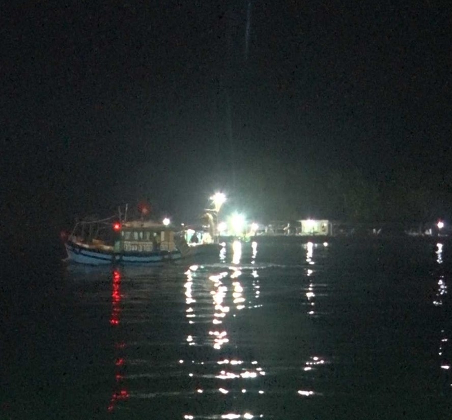 Catching Night Squid off the Coast of Minh Chau Island Catching Night Squid off the Coast of Minh Chau Island
