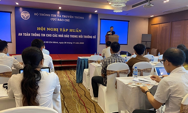 Hơn 100 cơ quan báo chí được tập huấn an toàn thông tin trong môi trường số Hơn 100 cơ quan báo chí được tập huấn an toàn thông tin trong môi trường số