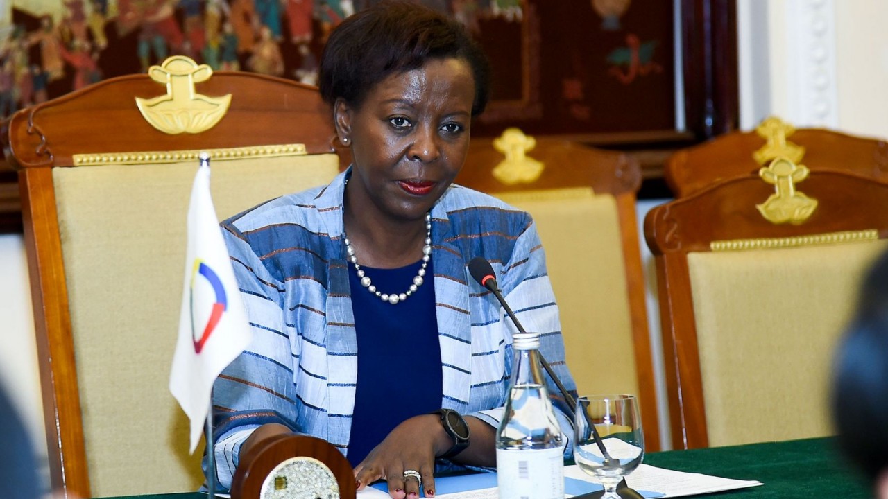 Tổng Thư ký Cộng đồng Pháp ngữ Louise Mushikiwabo. Ảnh: Internet