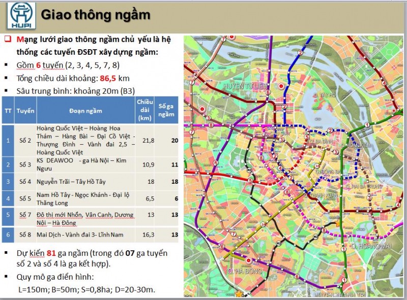 Sơ đồ bản vẽ quy hoạch giao thông ngầm đô thị trung tâm TP Hà Nội đến năm 2030, tầm nhìn đến năm 2050. Sơ đồ bản vẽ quy hoạch giao thông ngầm đô thị trung tâm TP Hà Nội đến năm 2030, tầm nhìn đến năm 2050.