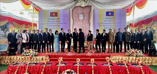 Tôn tạo khu di tích lịch sử Chủ tịch Hồ Chí Minh tại Savannakhet (Lào) Chú thích ảnh