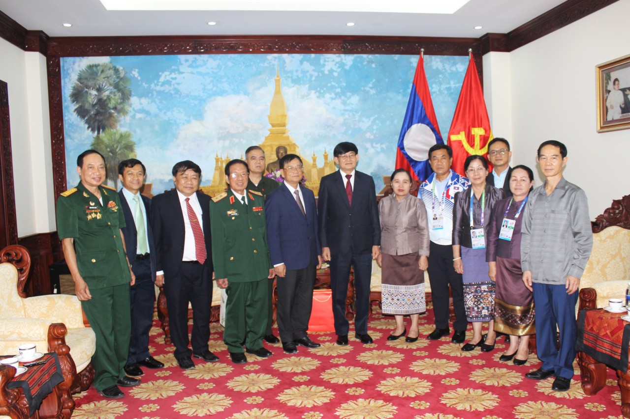 Trung ương Hội hữu nghị Việt Nam - Lào chúc mừng Đoàn thể thao Lào tham dự SEA Games 31 Trung ương Hội hữu nghị Việt Nam - Lào chúc mừng Đoàn thể thao Lào tham dự SEA Games 31