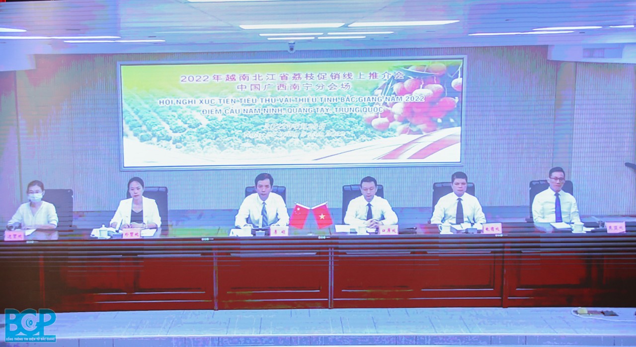Các đại biểu dự hội nghị tại điểm cầu Vân Nam (Trung Quốc). Ảnh: Cổng TTĐT tỉnh Bắc Giang. Các đại biểu dự hội nghị tại điểm cầu Vân Nam (Trung Quốc). Ảnh: Cổng TTĐT tỉnh Bắc Giang.