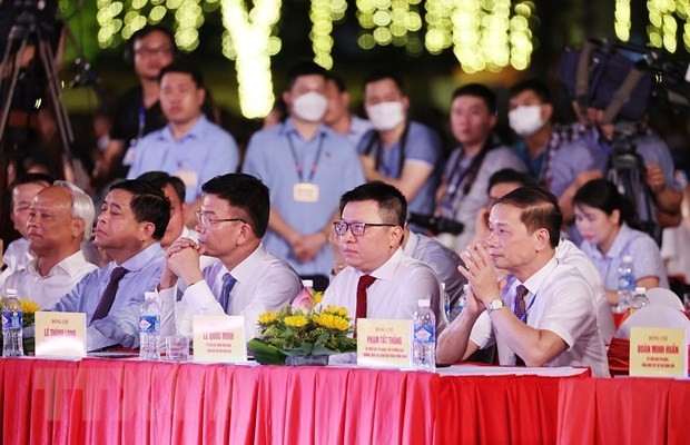 Các đại biểu dự lễ kỷ niệm. (Ảnh: Dương Giang/TTXVN) Các đại biểu dự lễ kỷ niệm. (Ảnh: Dương Giang/TTXVN)