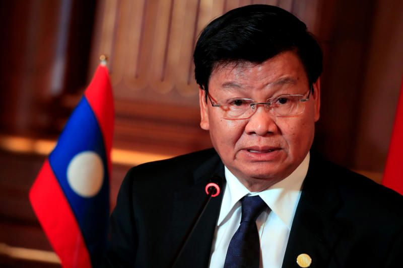 leaders congratulate newly elected general secretary of lao party