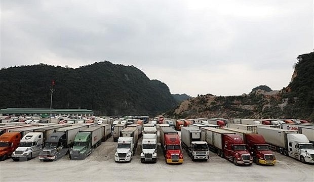 Cargo congestion at Tan Thanh border gate in Lang Son province. (Photo: VNA) Cargo congestion at Tan Thanh border gate in Lang Son province. (Photo: VNA)
