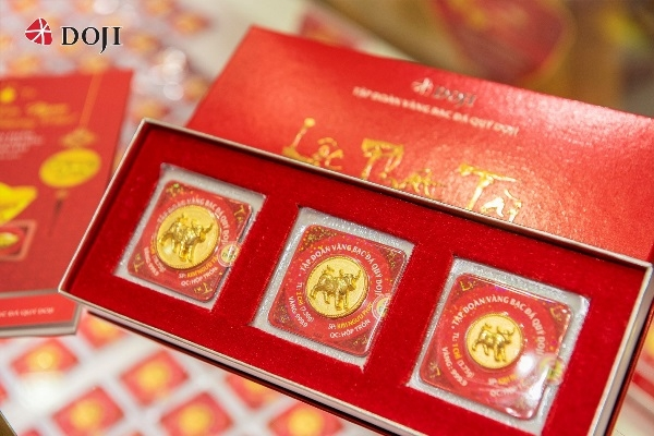 Gold coins with the Taurus symbol by Doji Gold & Gems Group 0259 doji