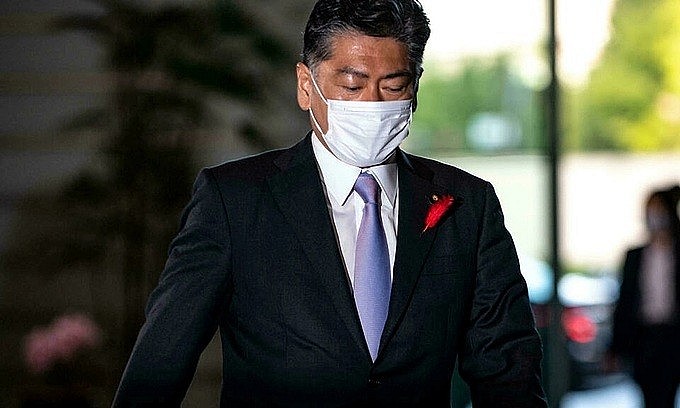 Justice Minister Yoshihisa Furukawa Justice Minister Yoshihisa Furukawa