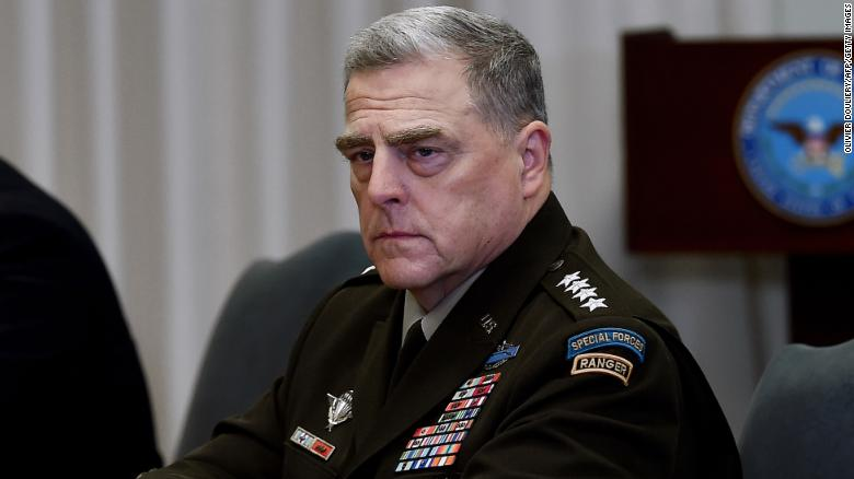 Chairman of the Joint Chiefs of Staff, Army US Army Gen. Mark Milley Chairman of the Joint Chiefs of Staff, Army US Army Gen. Mark Milley
