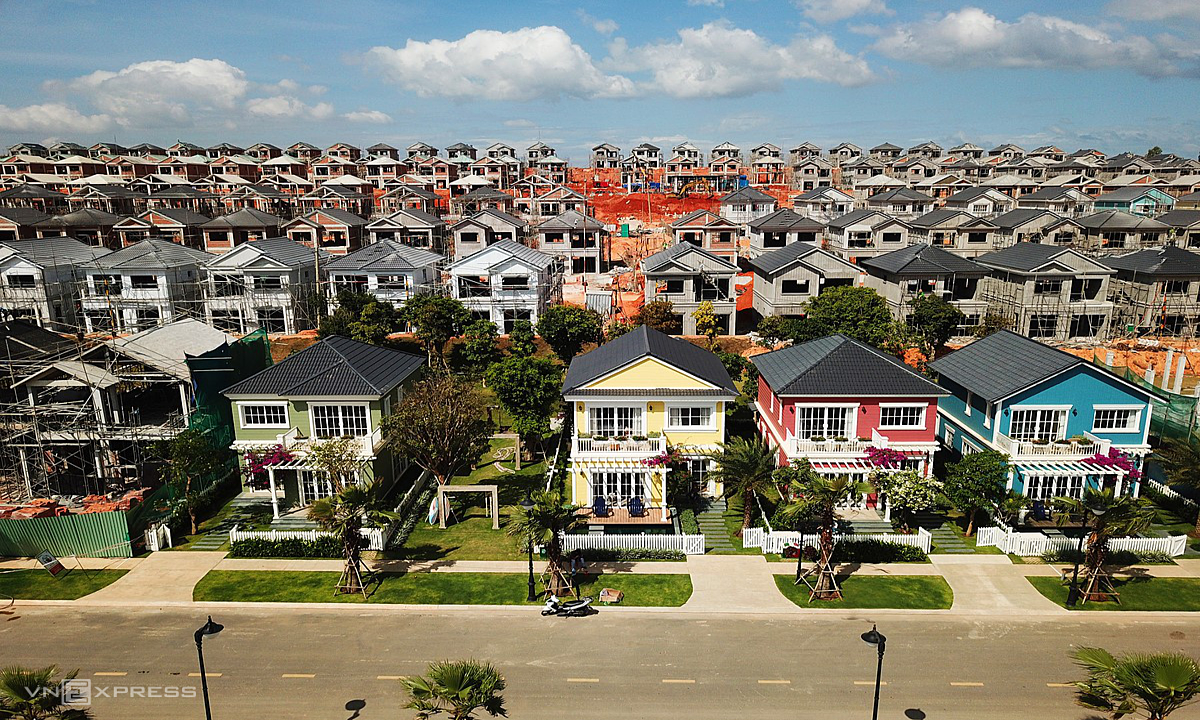 A housing project in the central province of Binh Thuan developed by Novaland. Photo by VnExpress/Quynh Tran. A housing project in the central province of Binh Thuan developed by Novaland. Photo by VnExpress/Quynh Tran.