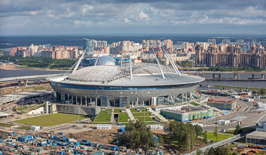 Saint Petersburg Stadium. Photo: The Stadium Guide