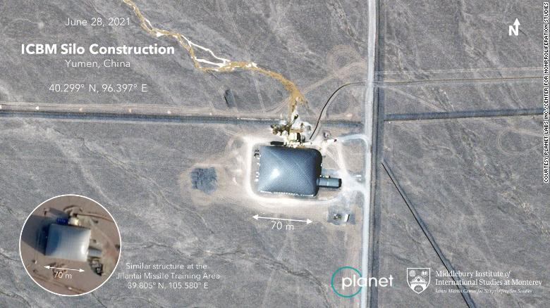 China building sprawling network of missile silos, satellite imagery shows China building sprawling network of missile silos, satellite imagery shows