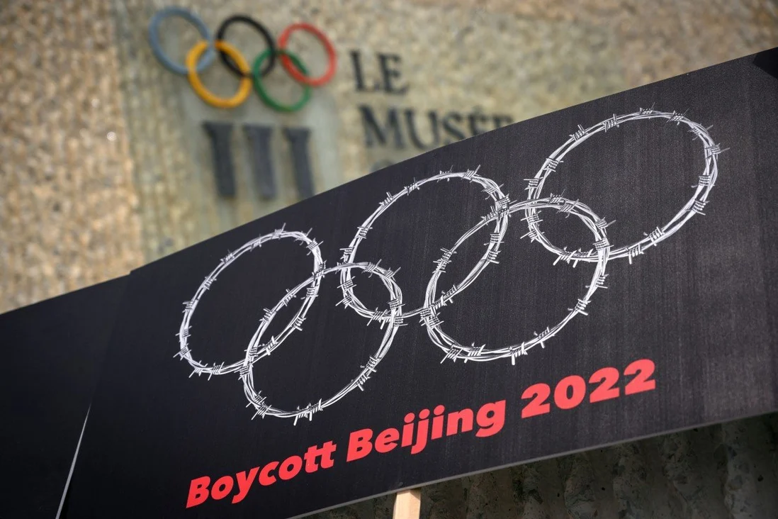 The motion calls for a diplomatic boycott of the Beijing Winter Olympics. Photo: AFP The motion calls for a diplomatic boycott of the Beijing Winter Olympics. Photo: AFP