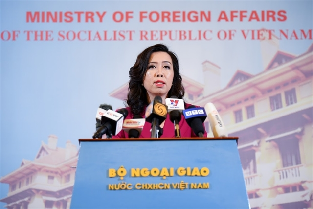 Spokeswoman of the Ministry of Foreign Affairs Lê Thị Thu Hằng. — VNA/ Spokeswoman of the Ministry of Foreign Affairs Lê Thị Thu Hằng. — VNA/