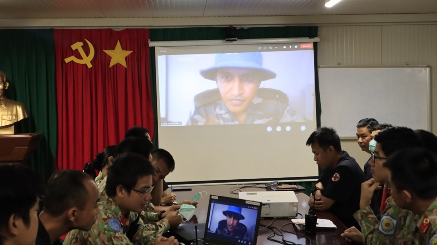 Vietnamese, Indian Level-2 Field Hospitals Launch Online Refresher Course Vietnamese, Indian Level-2 Field Hospitals Launch Online Refresher Course