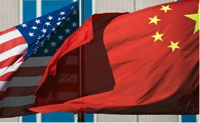 The United States and China exchanged accusations amid rising military tensions between the world's two largest economies, 1400 flag