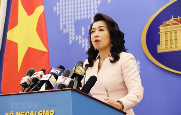 The Foreign Ministry's spokesperson Le Thi Thu Hang (Source: VNA) The Foreign Ministry's spokesperson Le Thi Thu Hang (Source: VNA)