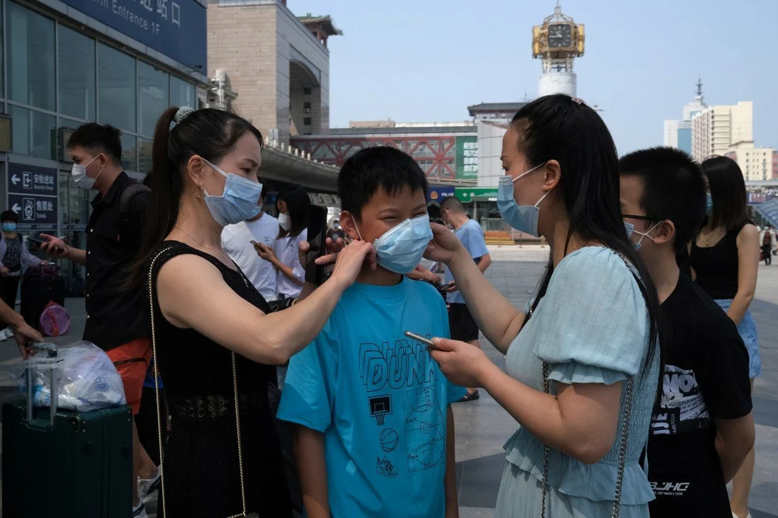 Travellers from Delta variant hotspots will need a green code on their phones to enter Beijing. Photo: Reuters