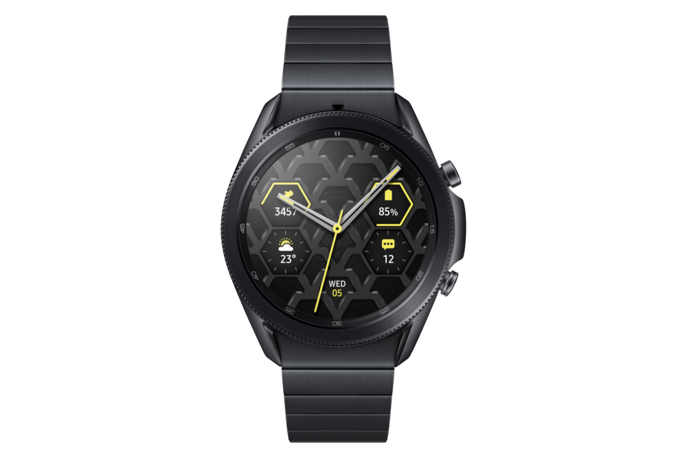 All of the favorite features from Galaxy Watch3 now available in a new elegant and lightweight material 2416 samsung