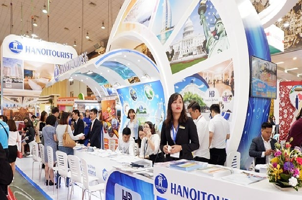 The Vietnam International Travel Mart 2019 features more than 500 booths by 720 businesses from both at home and abroad. (Photo: vietnamtourism.gov.vn) 4229 vntm