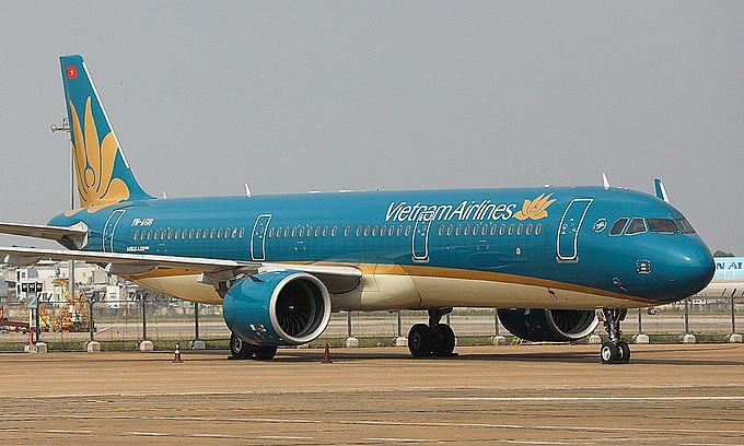 A Vietnam Airlines plane at HCMC's Tan Son Nhat Airport. Photo by VnExpress A Vietnam Airlines plane at HCMC's Tan Son Nhat Airport. Photo by VnExpress