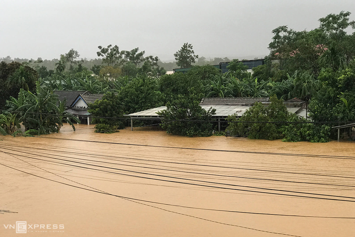 Quang Tri province has been hit hard by heavy rains. Photo: VnExpress 4312 quang tri