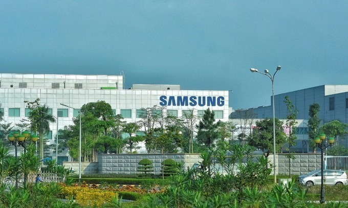 The factory of Samsung Electronics Vietnam in the northern province of Thai Nguyen. Photo by VnExpress/Le Dang. 5920 samsung
