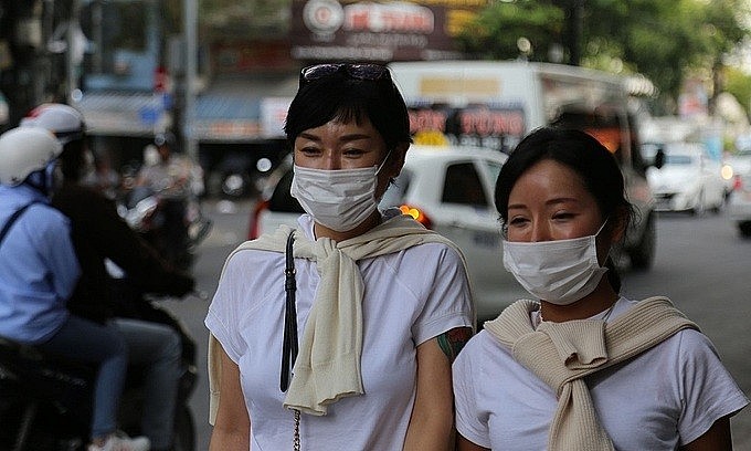 South Korean tourists in Nha Trang, Khanh Hoa Province, February 2020. Photo by VnExpres