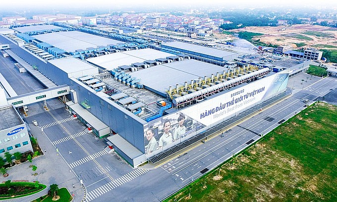 Samsung's plant in the northern province of Bac Ninh. Photo courtesy of Samsung Vietnam Samsung's plant in the northern province of Bac Ninh. Photo courtesy of Samsung Vietnam