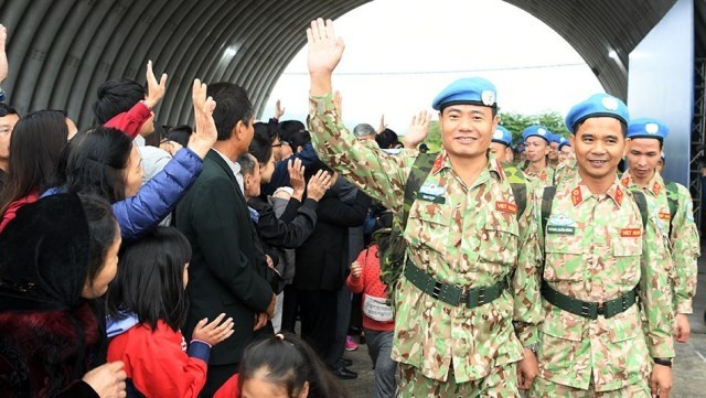 Peacekeepers sent off to UN mission peacekeepers sent off to un mission