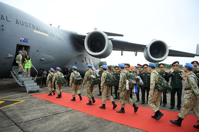 Peacekeepers sent off to UN mission peacekeepers sent off to un mission