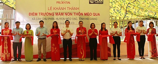plan international xay diem truong mam non tai meo qua tinh ha giang