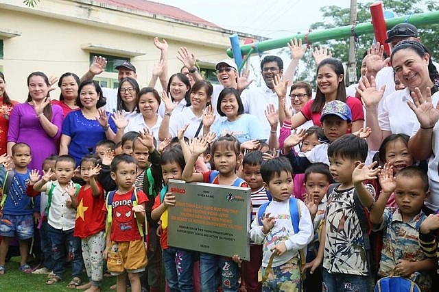Action on Poverty cải tạo trường học cho trẻ mẫu giáo Đà Bắc, Hòa Bình action on poverty cai tao truong hoc cho tre mau giao da bac hoa binh