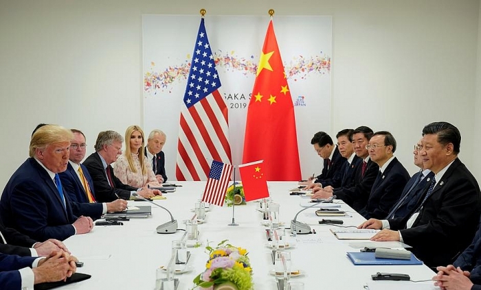 Mỹ-Trung "đình chiến", Tổng thống Trump tung "phao cứu sinh" cho Huawei trung quoc va my khoi dong lai dam phan thuong mai
