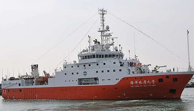 Reuters: Tàu Hải Dương 8 Trung Quốc rời bãi Tư Chính tới đá Chữ Thập? reuters tau hai duong 8 trung quoc roi bai tu chinh toi da chu thap