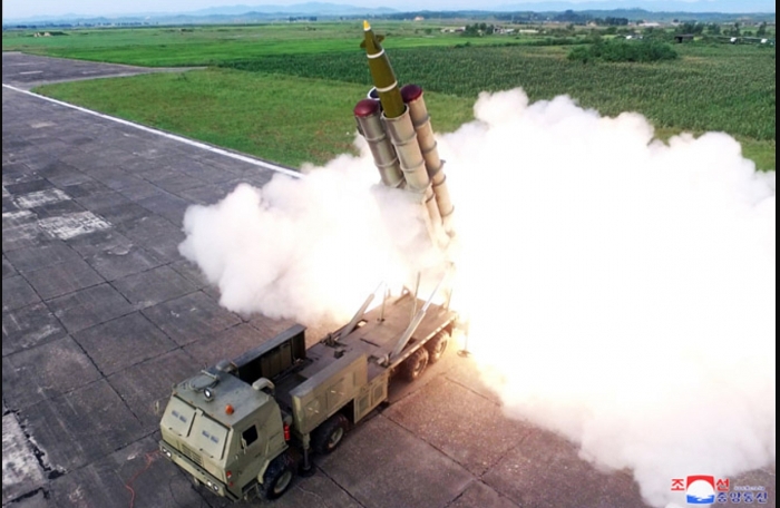 Triều Tiên thử 'bệ phóng tên lửa siêu khủng': KCNA trieu tien thu nghiem be phong ten lua sieu lon kcna