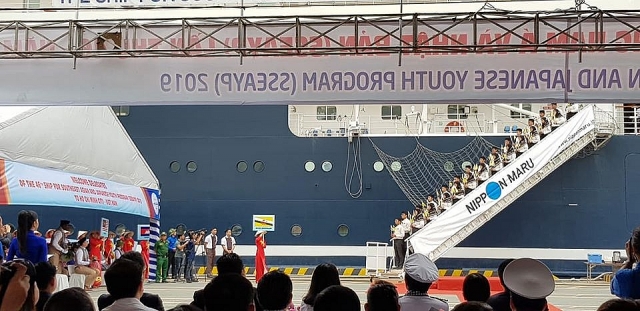 Việt Nam là điểm dừng đầu tiên của con tàu thanh niên Đông Nam Á - Nhật Bản viet nam la diem dung dau tien cua con tau thanh nien dong nam a nhat ban