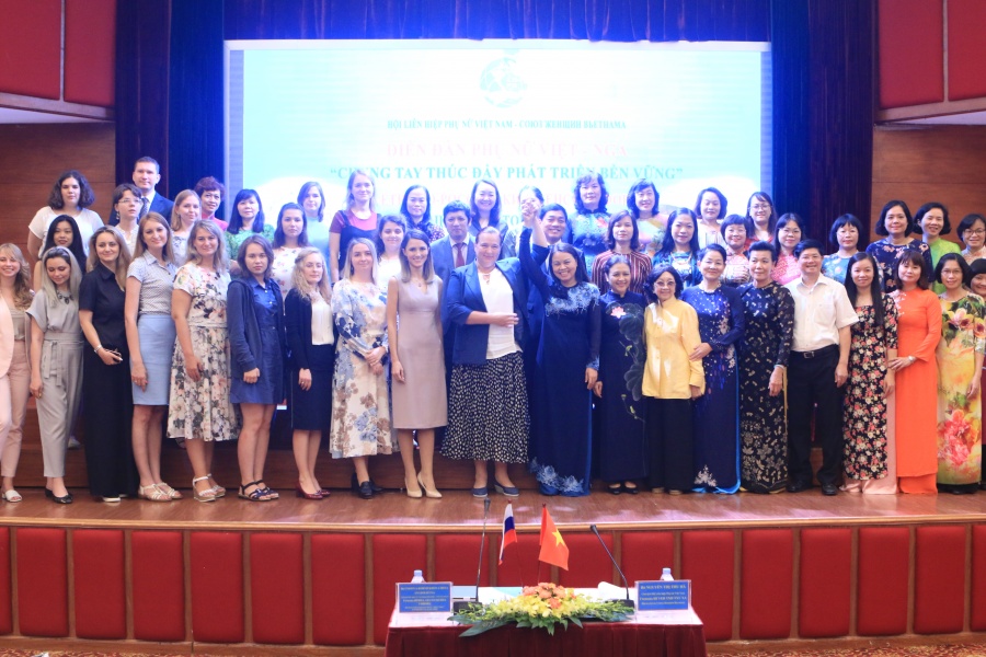 Phụ nữ Việt – Nga nỗ lực thực hiện các mục tiêu phát triển bền vững phu nu viet nga no luc thuc hien cac muc tieu phat trien ben vung