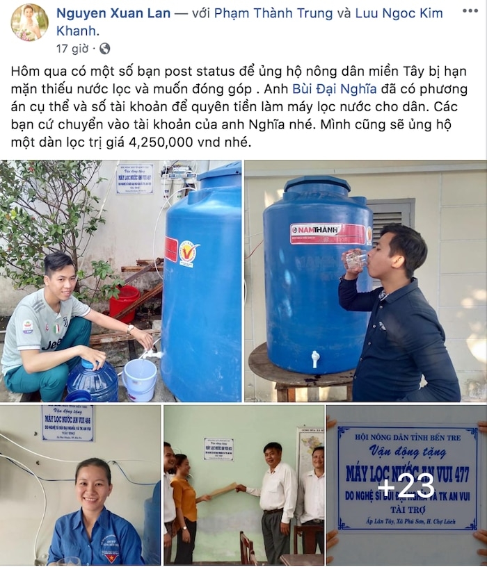 Tin tức giải trí sao Việt hôm nay (13/3): Loạt nghệ sĩ Việt kêu gọi ủng hộ bà con miền Tây vùng hạn mặn tin tuc giai tri sao viet hom nay 133 loat nghe si viet keu goi ung ho ba con mien tay vung han man