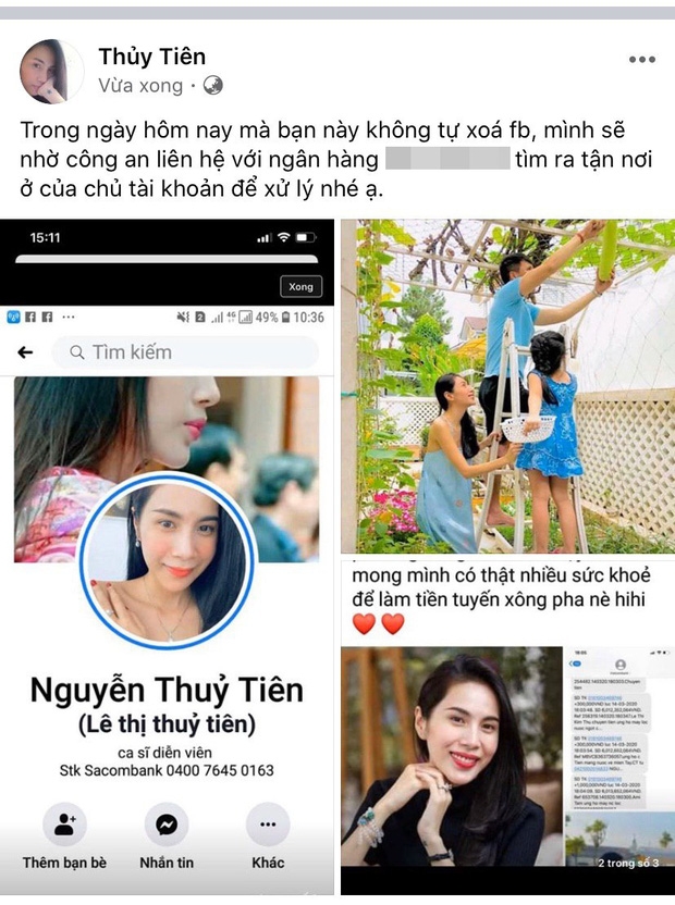 Tin tức giải trí sao Việt hôm nay (23/3): Thủy Tiên bức xúc khi bị giả mạo tài khoản quyên góp từ thiện tin tuc giai tri sao viet hom nay 233 thuy tien buc xuc nho cong an can thiep khi bi gia mao tai khoan quyen gop tu thien