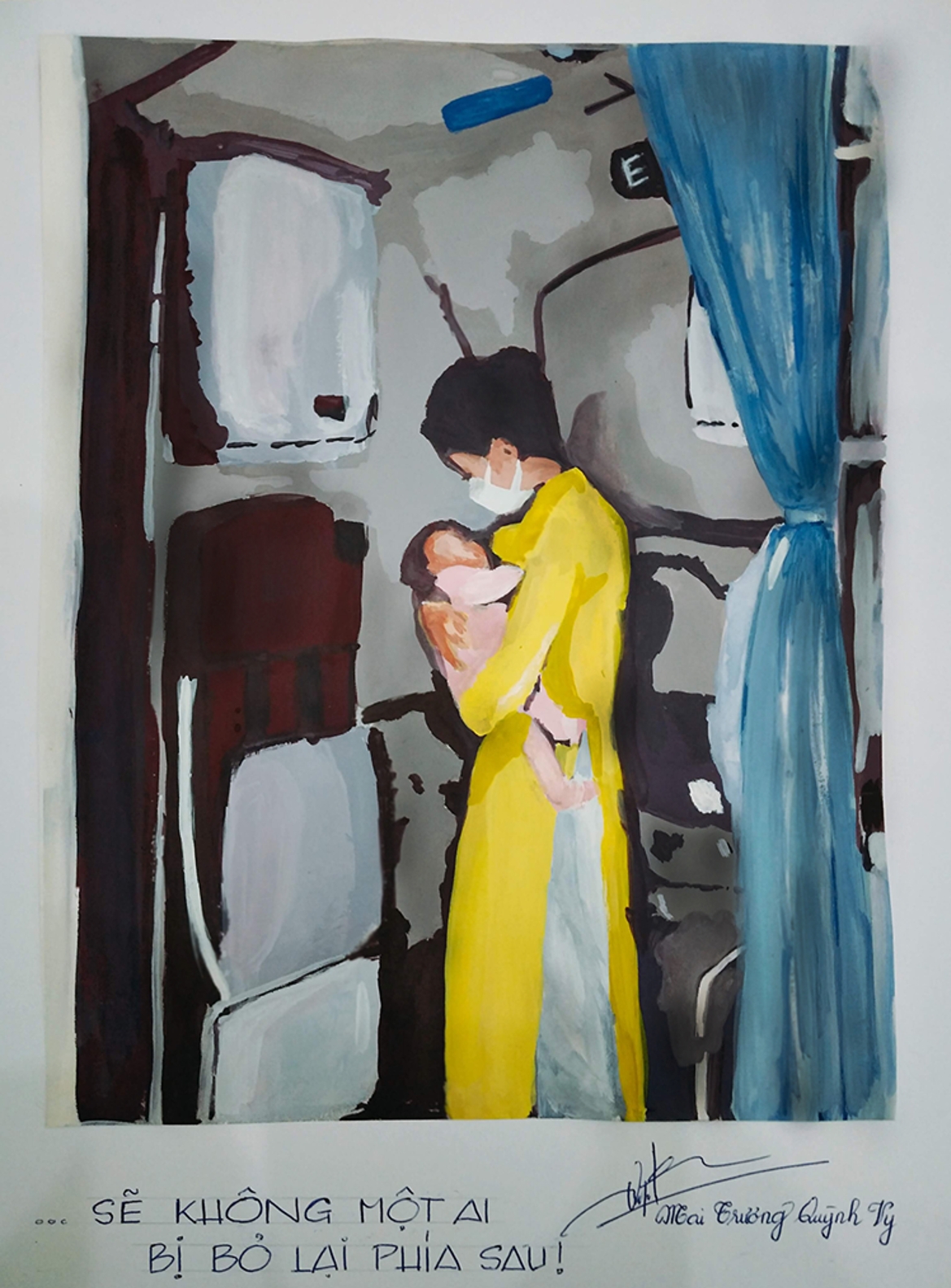 Những bức ký họa, cổ động truyền sức mạnh thời Covid-19 nhung buc ky hoa co dong truyen suc manh thoi covid 19