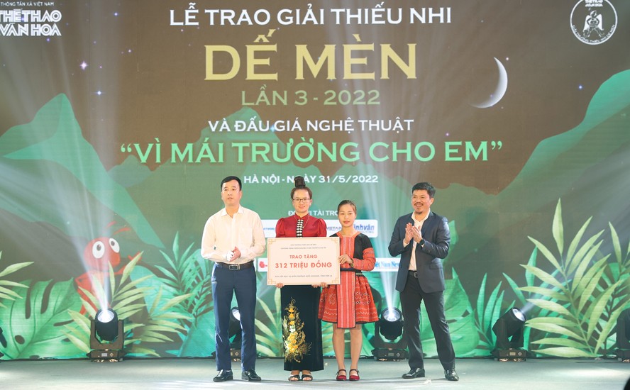 Trao giải thưởng thiếu nhi Dế Mèn lần thứ ba: Không có giải thưởng lớn Trao giải thưởng thiếu nhi Dế Mèn lần thứ ba: Không có giải thưởng lớn