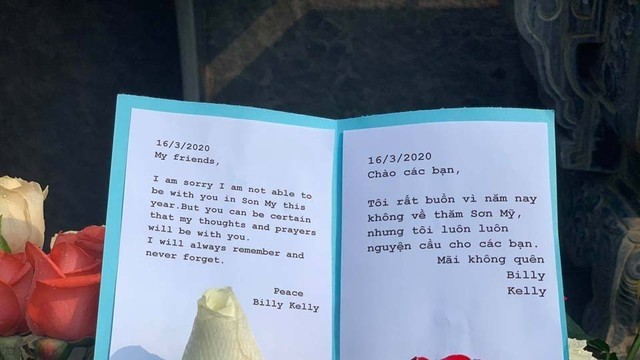 US veteran sends 504 roses to commemorate 504 civilians from Son My, Quang Ngai us veteran sends 504 roses to commemorate 504 civilians from son my quang ngai