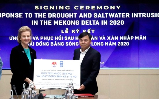 UNDP supports USD185,000 to help the Mekong Delta cope with drought and saline intrusion undp supports usd185000 to help the mekong delta cope with drought and saline intrusion
